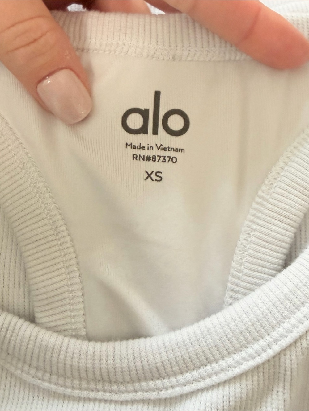 ALO Ribbed Tank - Picture 3 of 3
